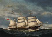 unknow artist The barque Annie Burrill painting